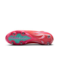 Nike Zoom Mercurial Superfly Elite 10 IJzeren-Nop Voetbalschoenen (SG) Rood Turquoise Roze