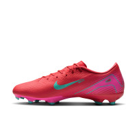 Nike Zoom Mercurial Vapor Academy 16 Gras / Kunstgras Voetbalschoenen (MG) Rood Turquoise Roze