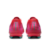 Nike Zoom Mercurial Vapor Academy 16 Gras / Kunstgras Voetbalschoenen (MG) Rood Turquoise Roze