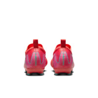 Nike Zoom Mercurial Vapor Academy 16 Gras / Kunstgras Voetbalschoenen (MG) Kids Rood Turquoise Roze