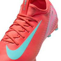 Nike Zoom Mercurial Vapor Academy 16 Gras / Kunstgras Voetbalschoenen (MG) Kids Rood Turquoise Roze