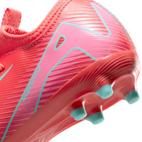 Nike Zoom Mercurial Vapor Academy 16 Gras / Kunstgras Voetbalschoenen (MG) Kids Rood Turquoise Roze