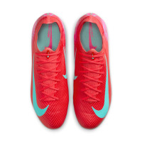 Nike Zoom Mercurial Vapor Pro 16 Gras Voetbalschoenen (FG) Rood Turquoise Roze