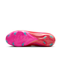 Nike Zoom Mercurial Vapor Pro 16 Gras Voetbalschoenen (FG) Rood Turquoise Roze