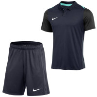 Nike Academy Pro 24 Polo Training Set Dark Blue Black Turquoise White