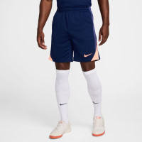 Nike Strike Trainingsbroekje Donkerblauw Oranje