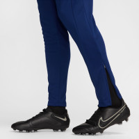 Nike Trainingsbroek Academy 25 Donkerblauw Zwart Oranje
