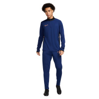 Nike Trainingsbroek Academy 25 Donkerblauw Zwart Oranje