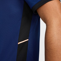 Nike Academy 25 Training Shirt Dark Blue Black Orange