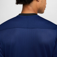 Nike Academy 25 Training Shirt Dark Blue Black Orange