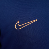 Nike Academy 25 Training Shirt Dark Blue Black Orange