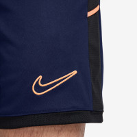 Nike Trainingsbroekje Academy 25 Donkerblauw Zwart Oranje