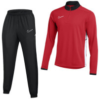 Nike Academy 25 Trainingspak 1/4-Zip Rood Zwart Wit