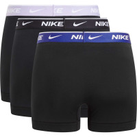 Nike Everyday Cotton Trunk Boxershort 3-Pack Zwart Blauw Grijs