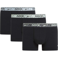 Nike Everyday Cotton Boxershort Trunk 3-Pack Black Grey Light Green