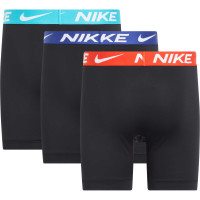 Nike Dri-FIT Ultra Stretch Boxer Shorts Micro 3-Pack Black Orange Blue Turquoise