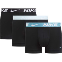 Nike Dri-FIT Ultra Stretch Boxer Shorts Micro 3-Pack Black Light Blue Light Grey