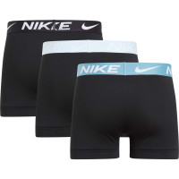 Nike Dri-FIT Ultra Stretch Boxer Shorts Micro 3-Pack Black Light Blue Light Grey