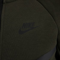 Nike Tech Fleece Trainingspak Sportswear Kids Donkergroen Zwart