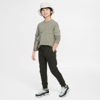 Nike Tech Fleece Sportswear Sweat Pants Kids Dark Green Black