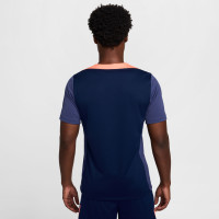 Nike Strike Training Shirt Dark Blue Orange