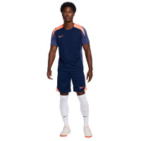 Nike Strike Training Shirt Dark Blue Orange