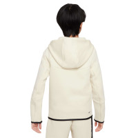 Nike Tech Fleece Sportswear Trainingspak Kids Gebroken Wit Zwart