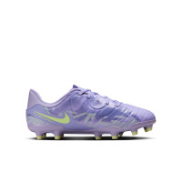 Nike Tiempo Legend Academy 10 Gras / Kunstgras Voetbalschoenen (MG) Kids Lichtpaars Lichtgeel