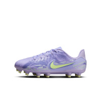 Nike Tiempo Legend Academy 10 Gras / Kunstgras Voetbalschoenen (MG) Kids Lichtpaars Lichtgeel