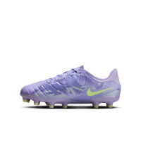 Nike Tiempo Legend Academy 10 Gras / Kunstgras Voetbalschoenen (MG) Kids Lichtpaars Lichtgeel