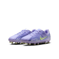 Nike Tiempo Legend Academy 10 Gras / Kunstgras Voetbalschoenen (MG) Kids Lichtpaars Lichtgeel