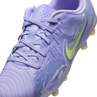 Nike Tiempo Legend Academy 10 Gras / Kunstgras Voetbalschoenen (MG) Kids Lichtpaars Lichtgeel