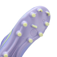 Nike Tiempo Legend Academy 10 Gras / Kunstgras Voetbalschoenen (MG) Kids Lichtpaars Lichtgeel