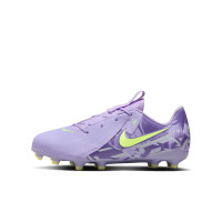 Nike Phantom GX Academy II Gras / Kunstgras Voetbalschoenen (MG) Kids Lichtpaars Lichtgeel