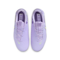 Nike Phantom GX Academy II Gras / Kunstgras Voetbalschoenen (MG) Kids Lichtpaars Lichtgeel