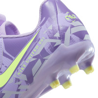 Nike Phantom GX Academy II Gras / Kunstgras Voetbalschoenen (MG) Kids Lichtpaars Lichtgeel