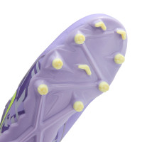 Nike Phantom GX Academy II Gras / Kunstgras Voetbalschoenen (MG) Kids Lichtpaars Lichtgeel