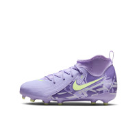 Nike Phantom Luna Academy II Gras Football Boots (FG) Kids Light Purple Light Yellow