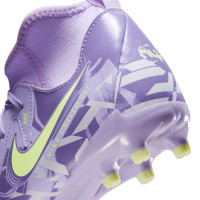Nike Phantom Luna Academy II Gras Football Boots (FG) Kids Light Purple Light Yellow