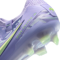 Nike Tiempo Legend Elite 10 Gras Voetbalschoenen (FG) Lichtpaars Lichtgeel