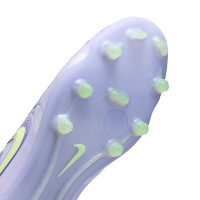 Nike Tiempo Legend Elite 10 Gras Voetbalschoenen (FG) Lichtpaars Lichtgeel