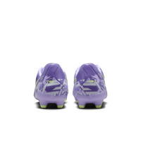 Nike Phantom GX Academy II Grass/Artificial Grass Football Shoes (MG) Light Purple Light Yellow