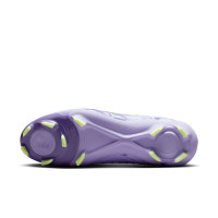 Nike Phantom GX Academy II Grass/Artificial Grass Football Shoes (MG) Light Purple Light Yellow
