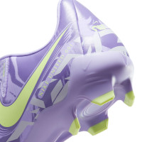 Nike Phantom GX Academy II Grass/Artificial Grass Football Shoes (MG) Light Purple Light Yellow