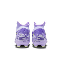 Nike Phantom Luna Academy II Gras / Kunstgras Voetbalschoenen (MG) Lichtpaars Lichtgeel