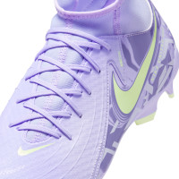 Nike Phantom Luna Academy II Gras / Kunstgras Voetbalschoenen (MG) Lichtpaars Lichtgeel