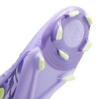 Nike Phantom Luna Academy II Gras / Kunstgras Voetbalschoenen (MG) Lichtpaars Lichtgeel