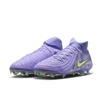 Nike Phantom Luna Elite II Grass Football Shoes (FG) Light Purple Light Yellow