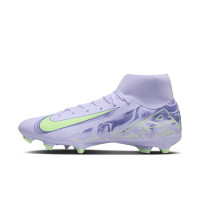 Nike Zoom Mercurial Superfly Academy 10 Grass/Artificial Grass Football Shoes (MG) Light Purple Light Yellow