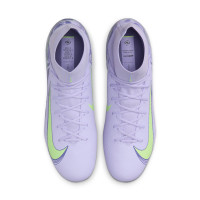 Nike Zoom Mercurial Superfly Academy 10 Grass/Artificial Grass Football Shoes (MG) Light Purple Light Yellow